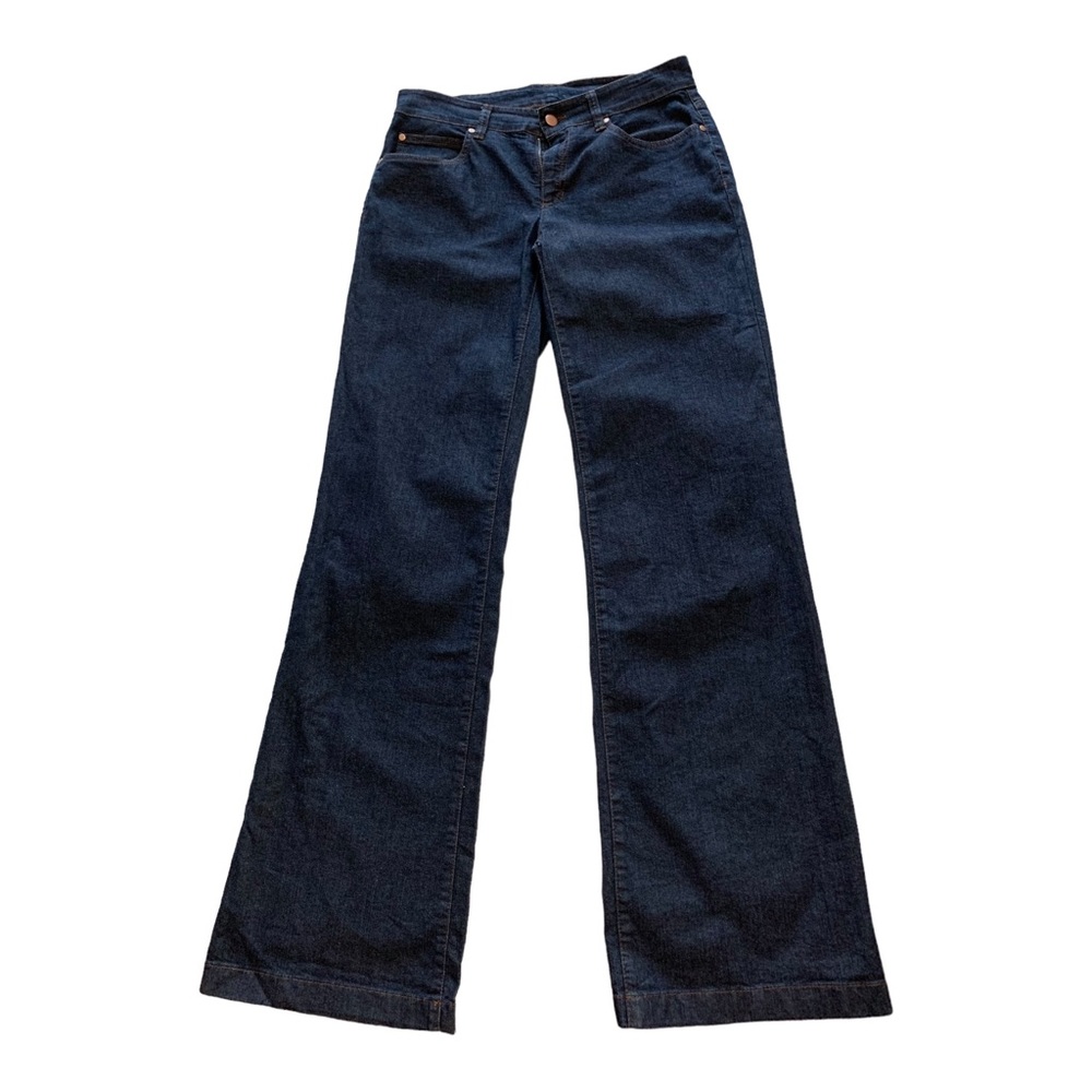 Eileen Fisher Wide Leg Jeans Sz 4